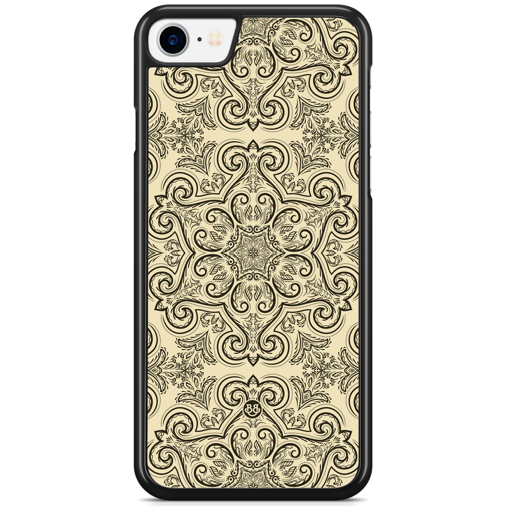 iPhone 8 / iPhone SE (2022/2020) Case - Beige Retro Pattern