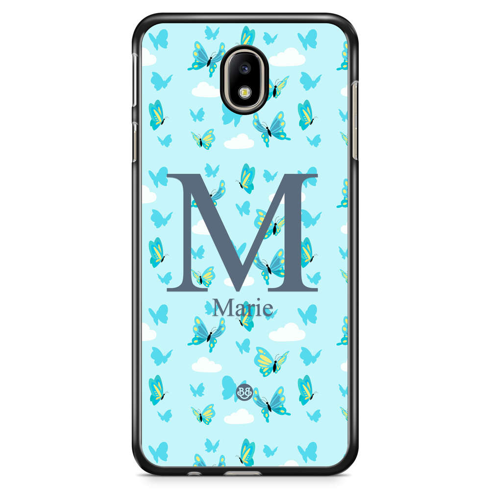 Samsung Galaxy J5 (2017) Case Custom - AWAKEN - Butterfly Blue