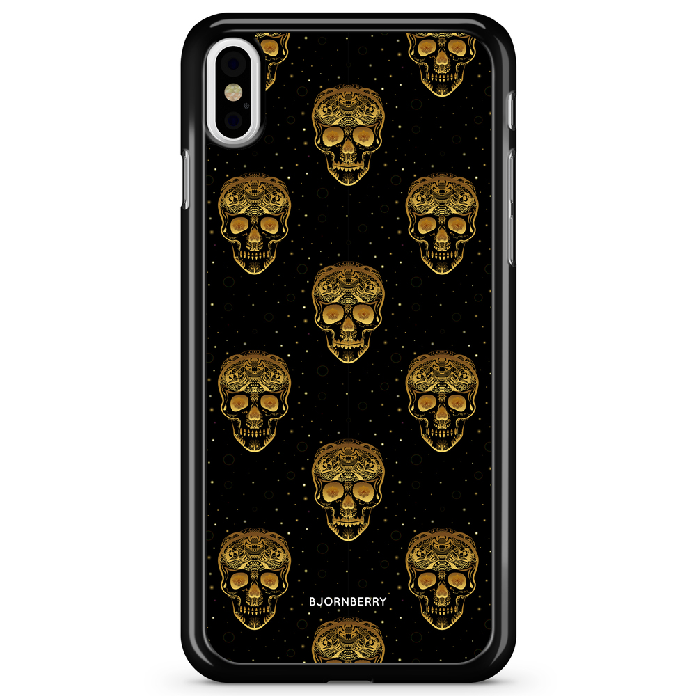 iPhone X / XS Case - Gold Skulls