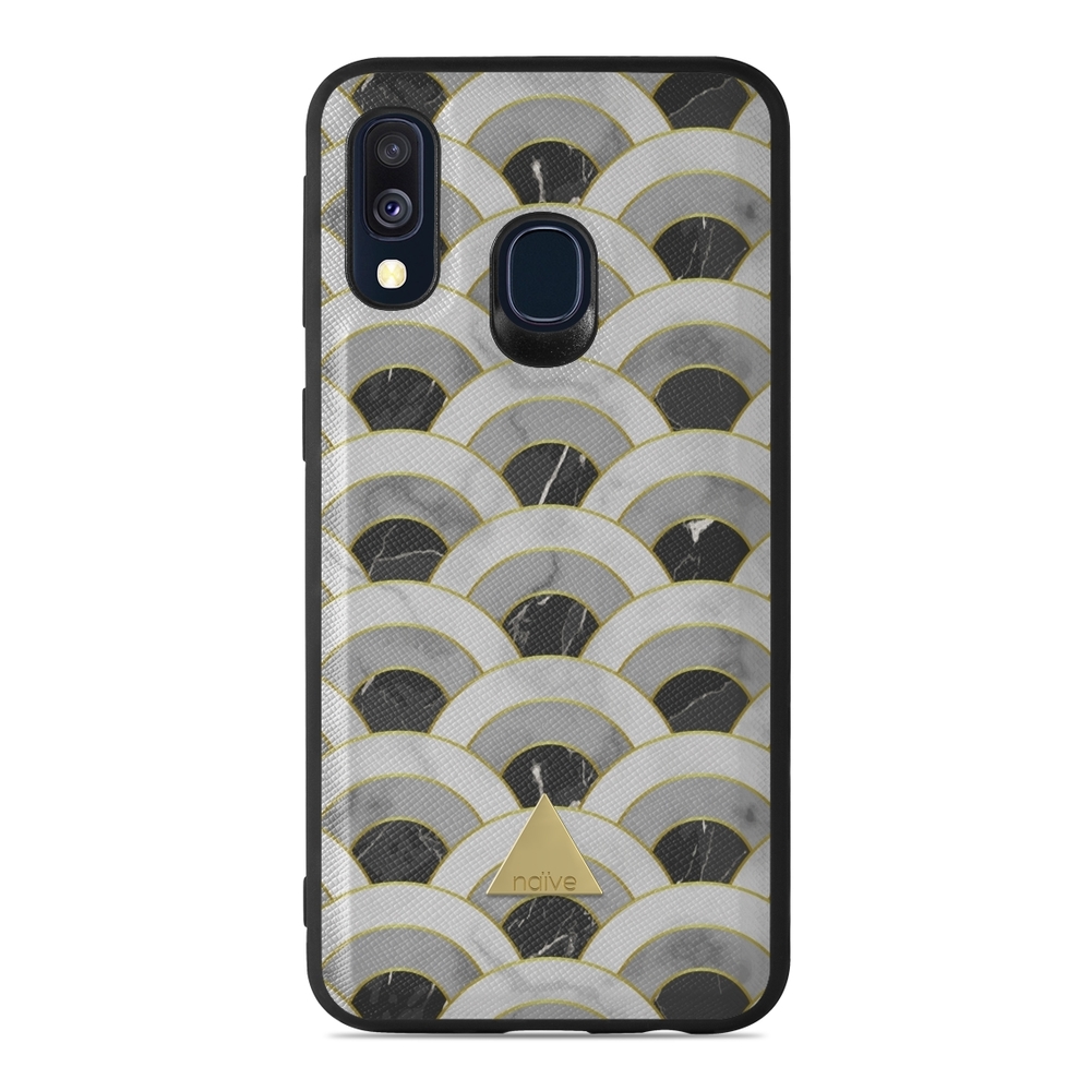 Magnetiskt Mobilskal Samsung Galaxy A40 (2019) Skal - Marble Wave | Mobilskal & Mobilfodral BJORNBERRY