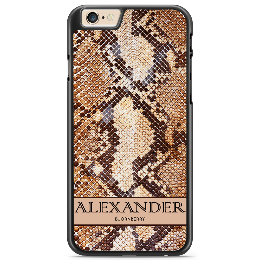 iPhone 6/6s Custom Case - Brown Snake Name