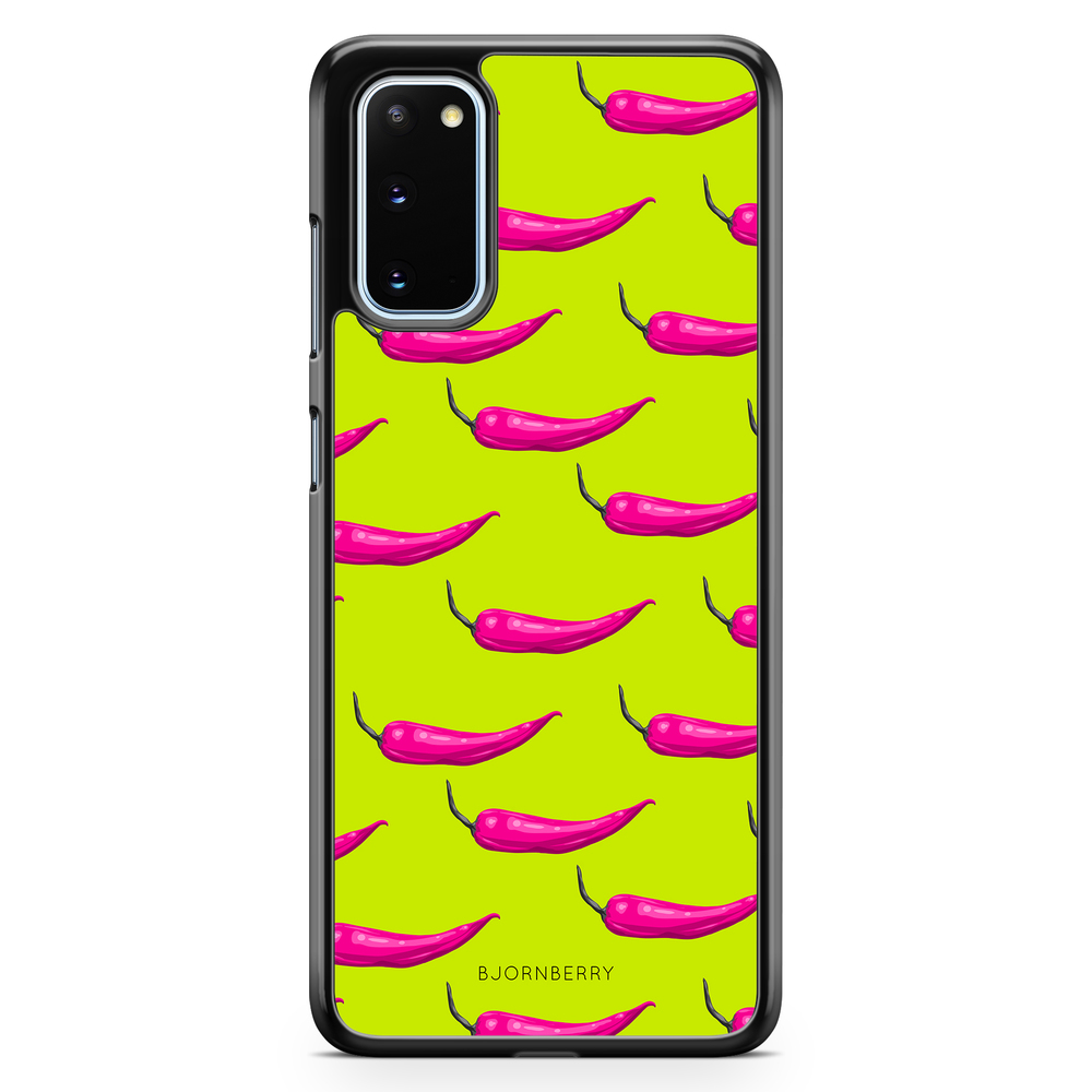 Samsung Galaxy S20 Case - Chilli Pattern