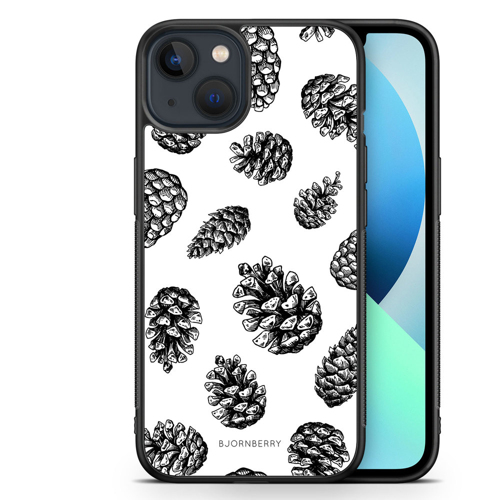 iPhone 13 Mini Case - Pine Cone Pattern
