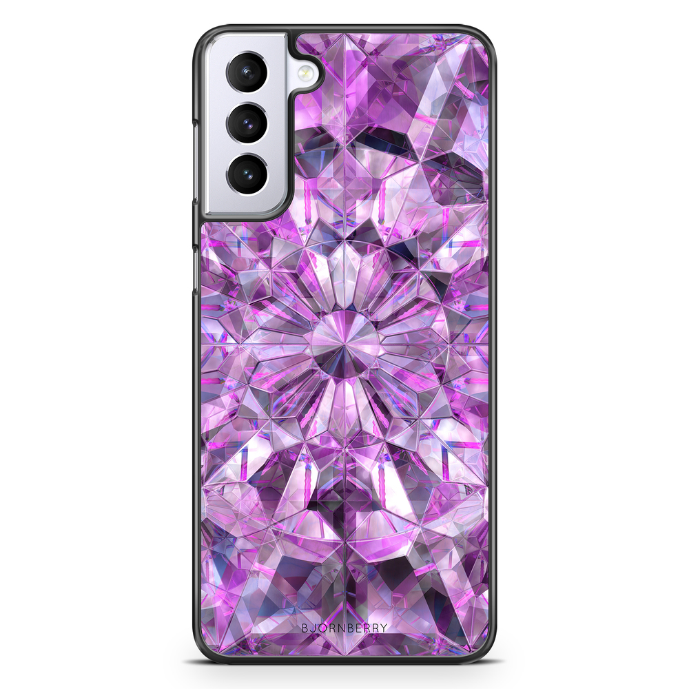 Samsung Galaxy S21 Plus Case - Purple Crystals