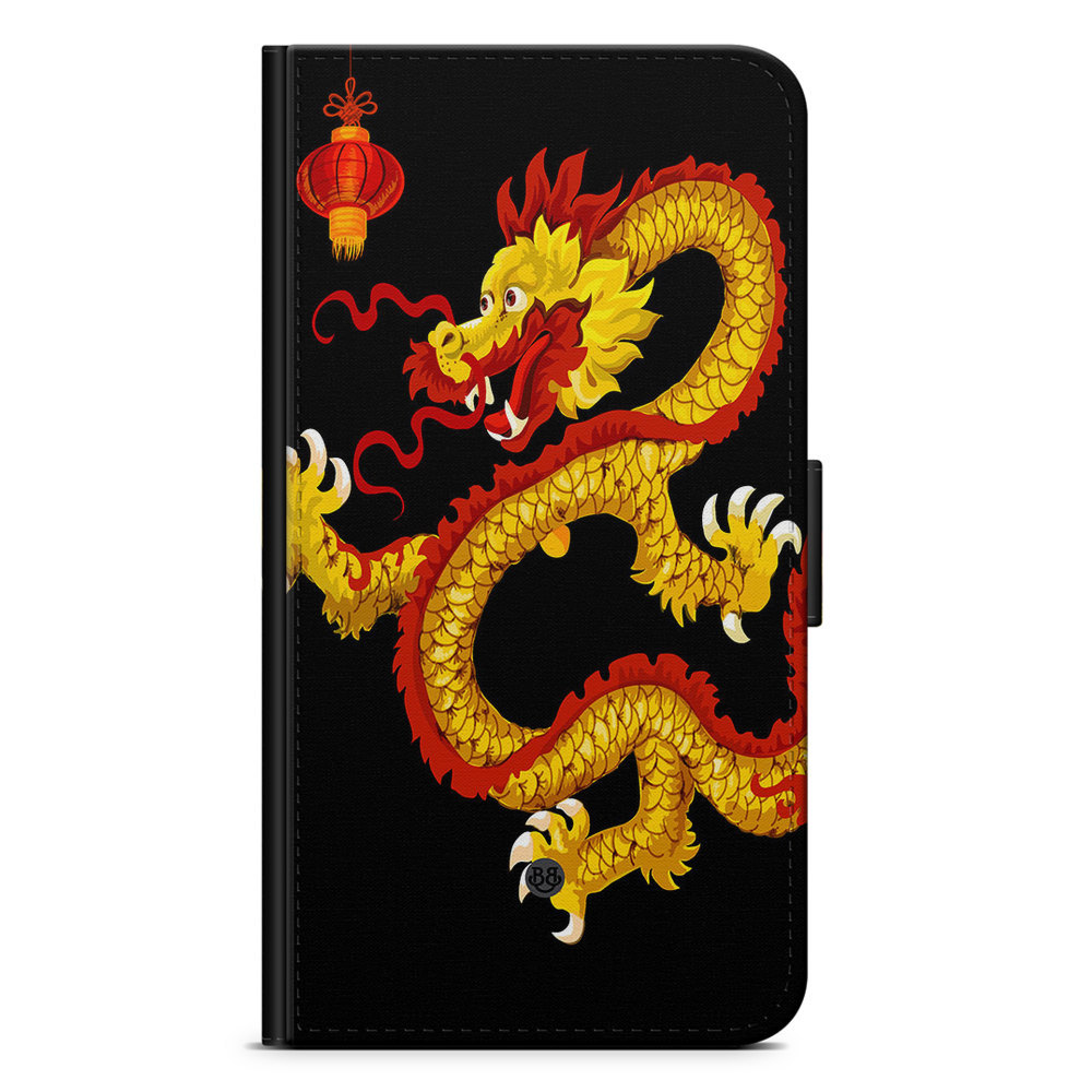 Sony Xperia 1 IV Wallet Case - Yellow Dragon