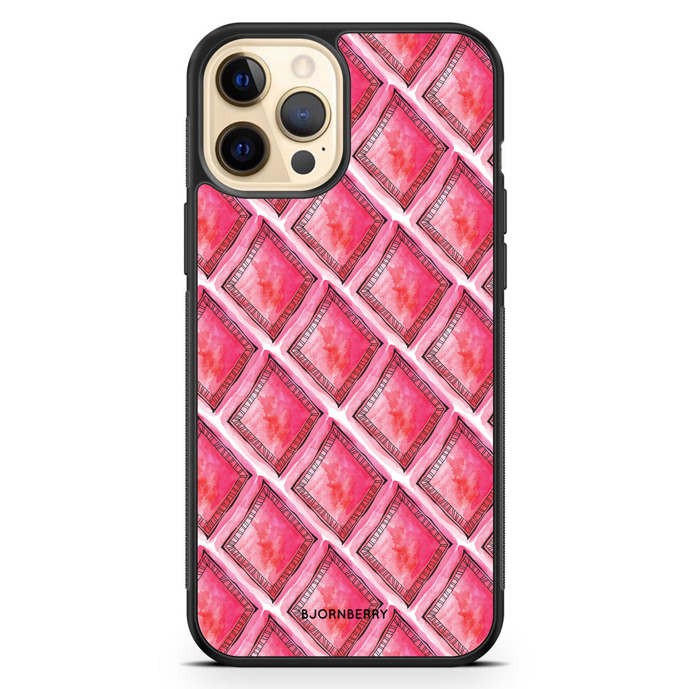 iPhone 12 Pro Max Case - Red Rhombus