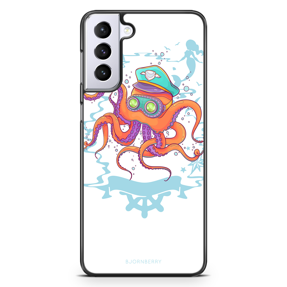 Samsung Galaxy S21 Plus Case - Captain Octopus