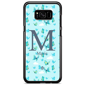 Samsung Galaxy S8 Skal Custom - AWAKEN - Butterfly Blue