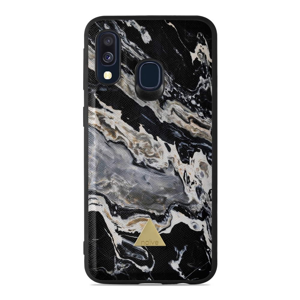 Naive Samsung Galaxy A40 (2019) Case - Marble Storm