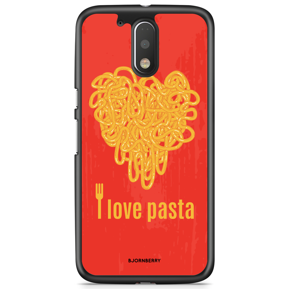 Moto G4/G4 Plus Case - I love pasta