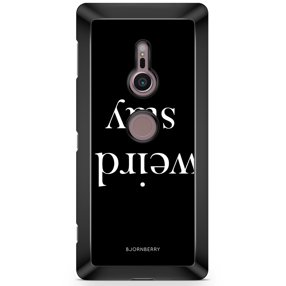 Sony Xperia XZ2 Case  - STAY WEIRD White