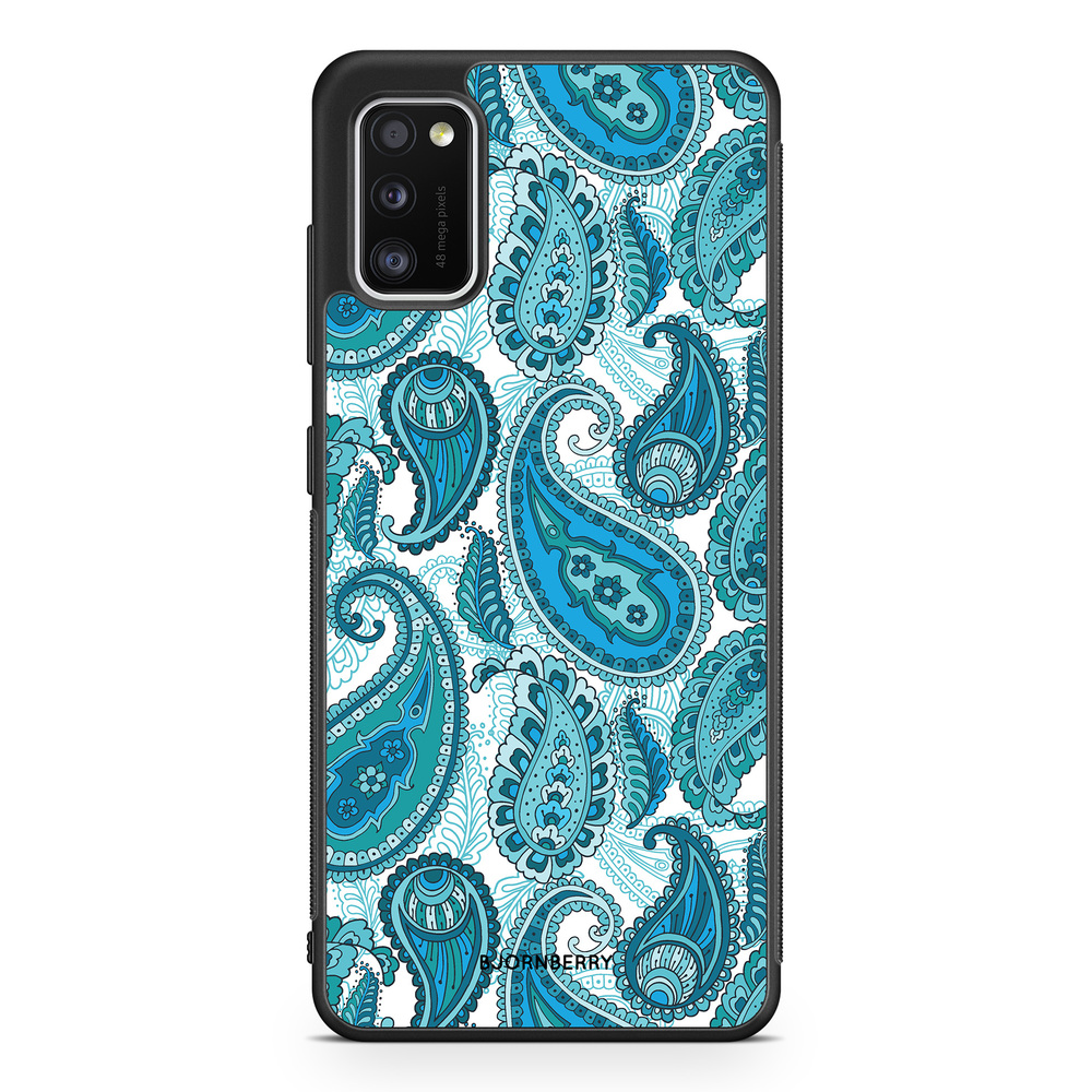 Samsung Galaxy A41 Case - Blue Paisley