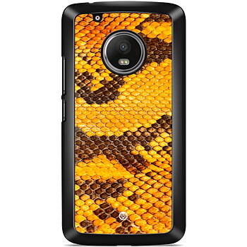 Motorola/Lenovo Moto G5 Case - Yellow Snake
