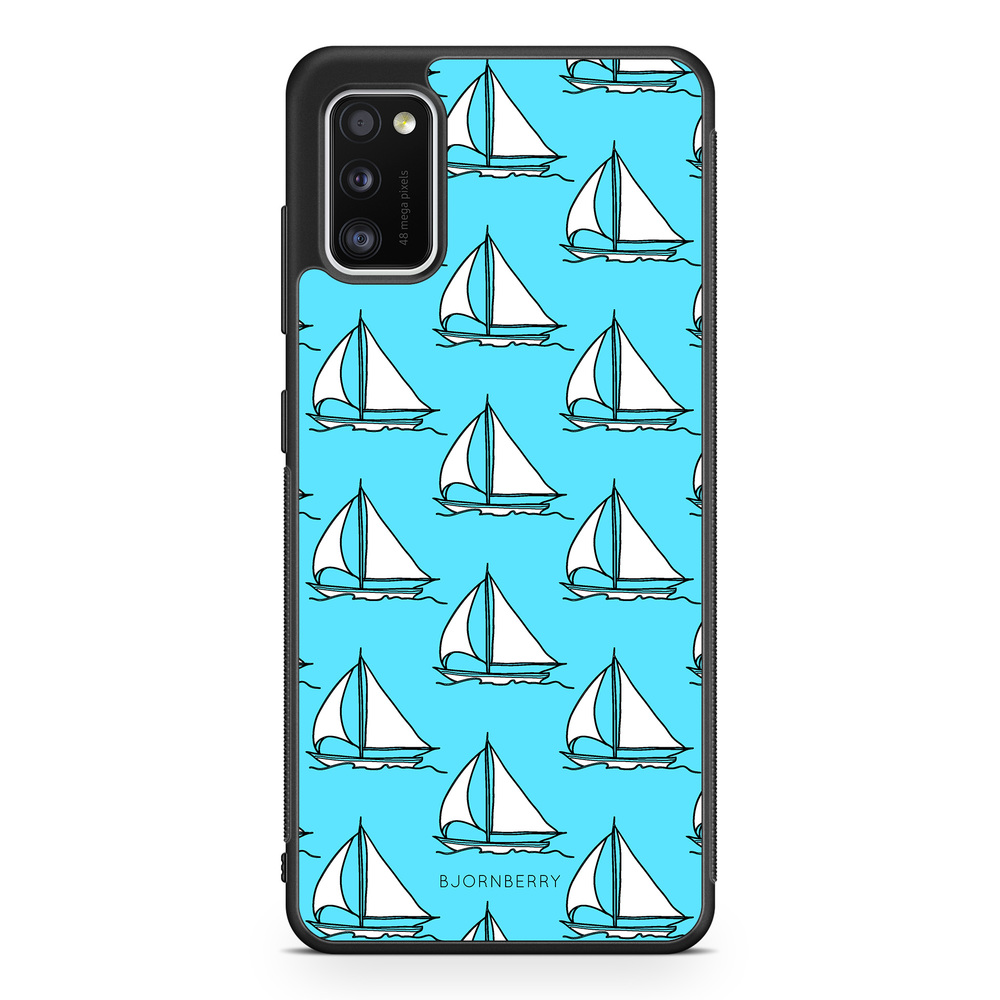 Samsung Galaxy A41 Case - Sailboat Pattern