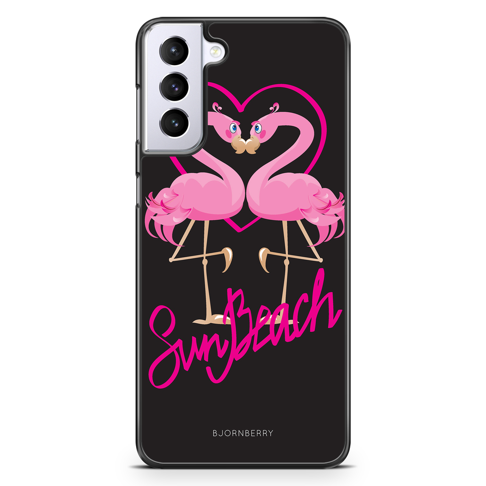 Samsung Galaxy S21 Plus Case - Sun Beach Flamingo
