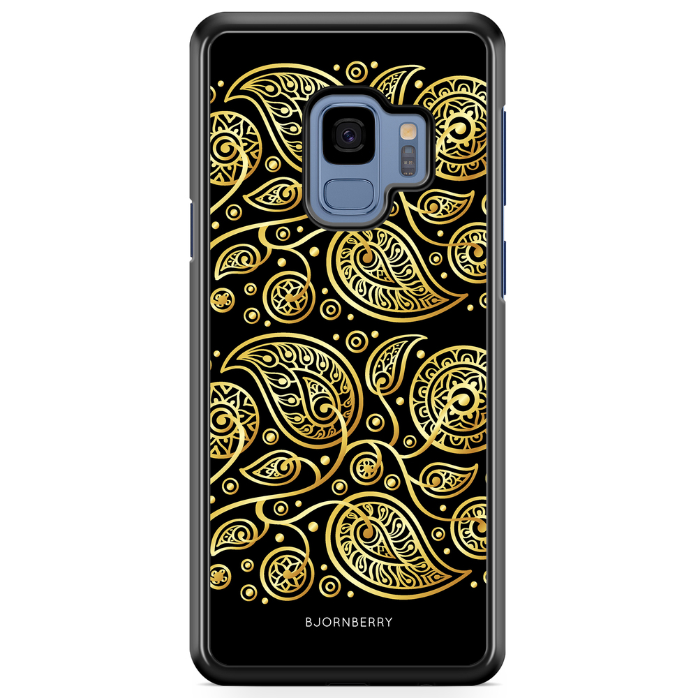 Samsung Galaxy S9 Case - Gold Flowers