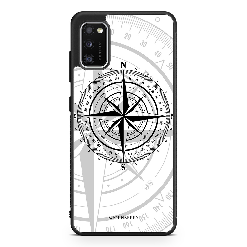 Samsung Galaxy A41 Case - Compass White
