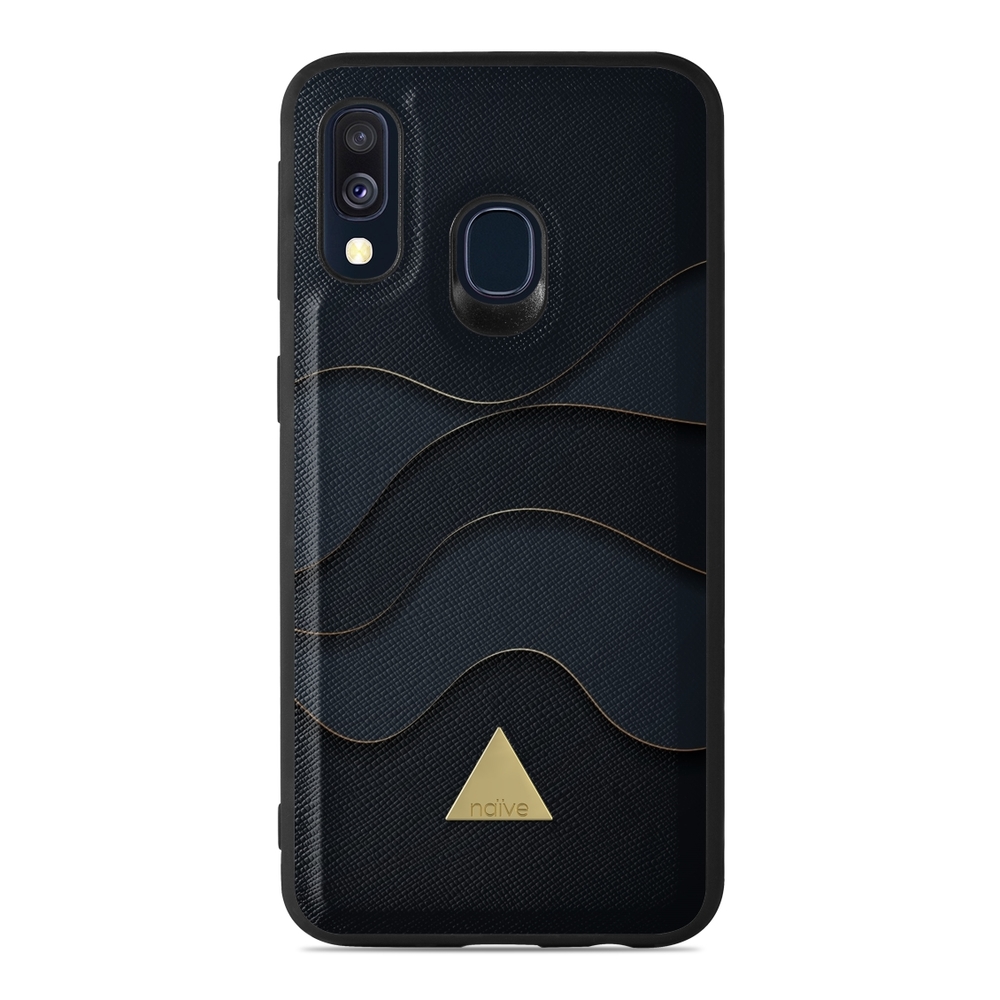Magnetiskt Mobilskal Samsung Galaxy A40 (2019) Skal - Golden Waves | Mobilskal & Mobilfodral BJORNBERRY