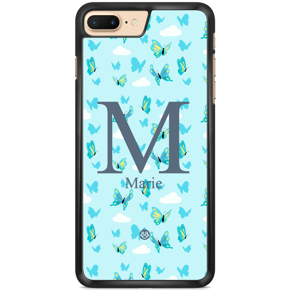 iPhone 7 Plus Custom Case  - AWAKEN - Butterfly Blue