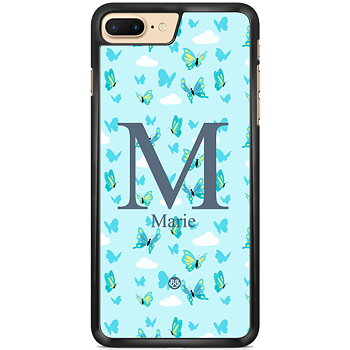 iPhone 7 Plus Custom Skal - AWAKEN - Butterfly Blue