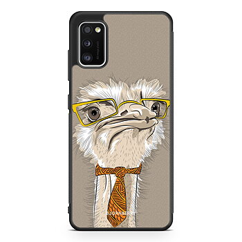 Samsung Galaxy A41 Case - Hipster Ostrich