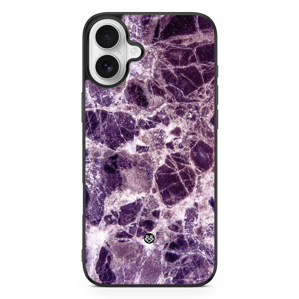 iPhone 16 Plus Case - Purple Marble