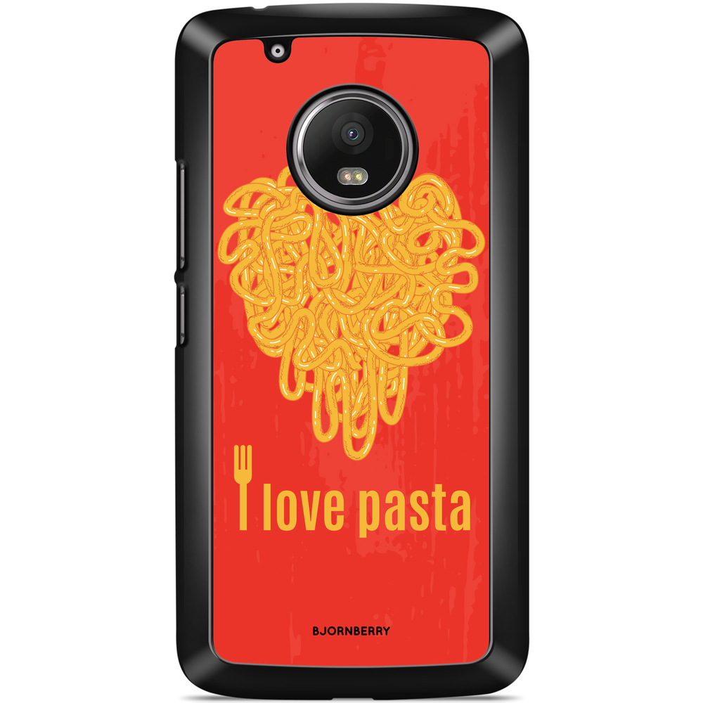 Moto G5 Plus Case - I love pasta