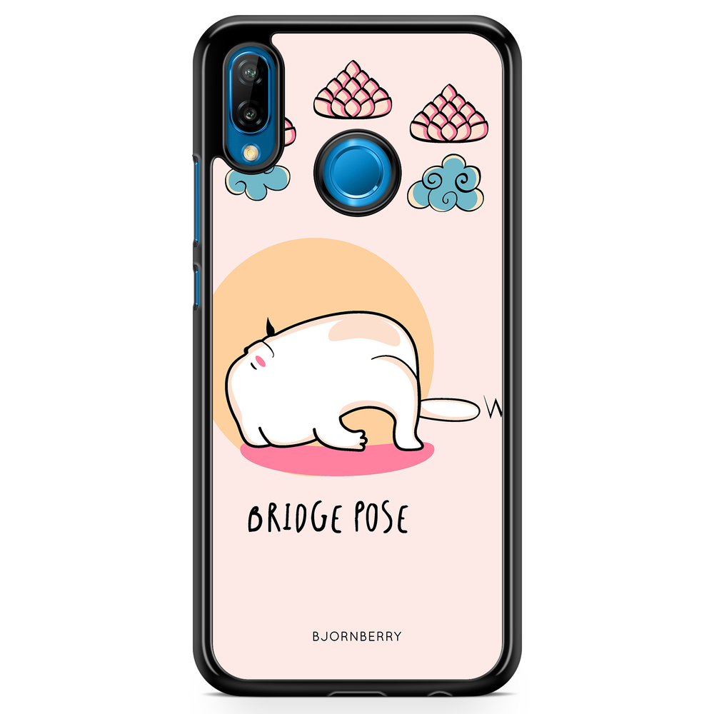 Huawei P20 Lite Case - Yoga Cat Bridge Pose