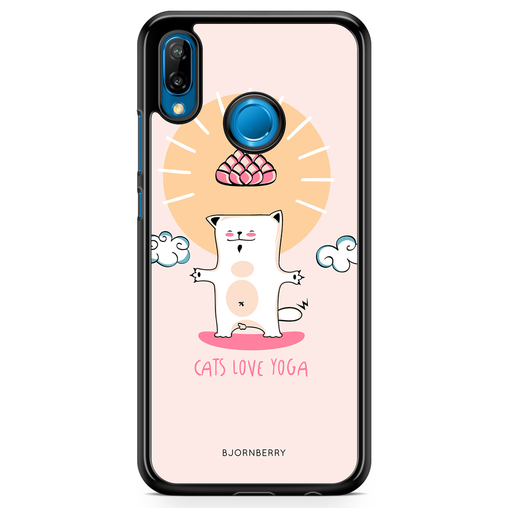 Huawei P20 Lite Case - Yoga Cat Nr1