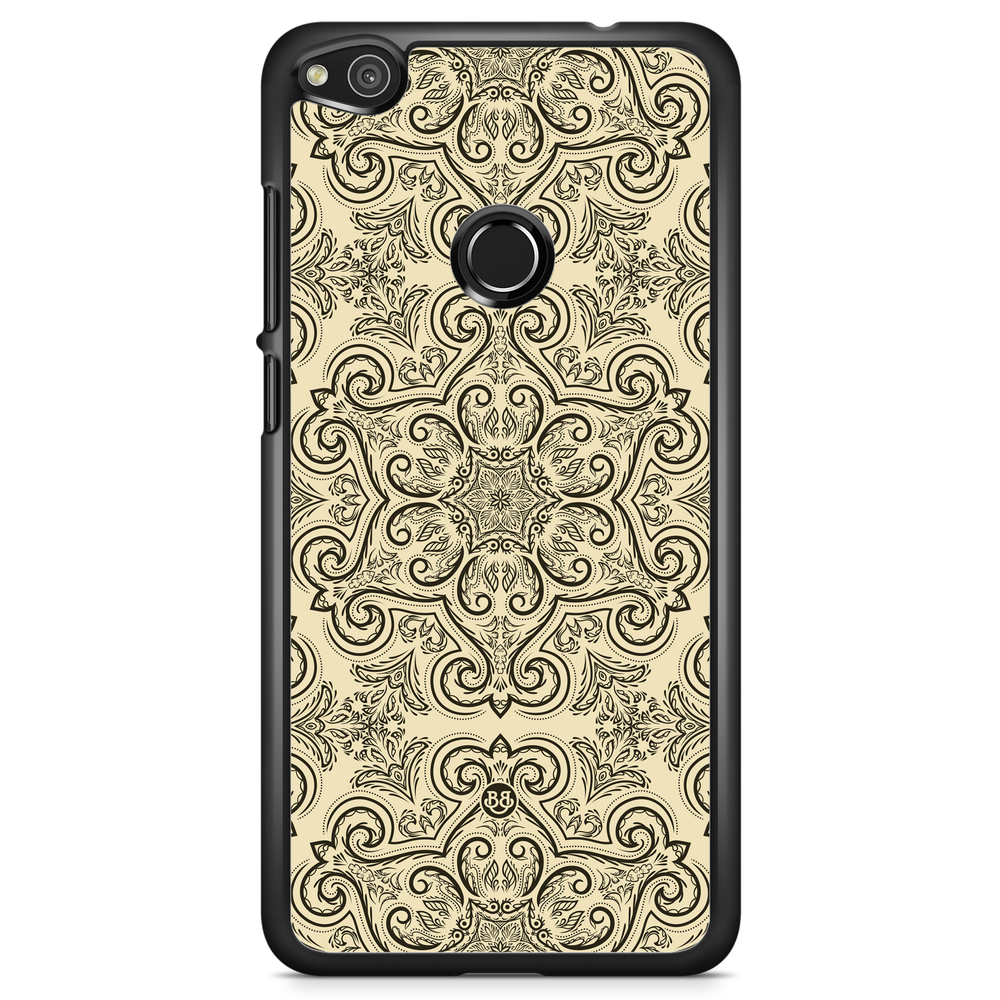 Huawei Honor 8 Lite Case - Beige Retro Pattern