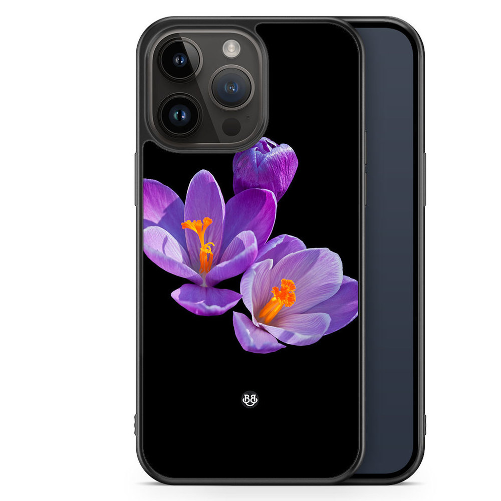 iPhone 14 Pro Max Case - Purple Flowers