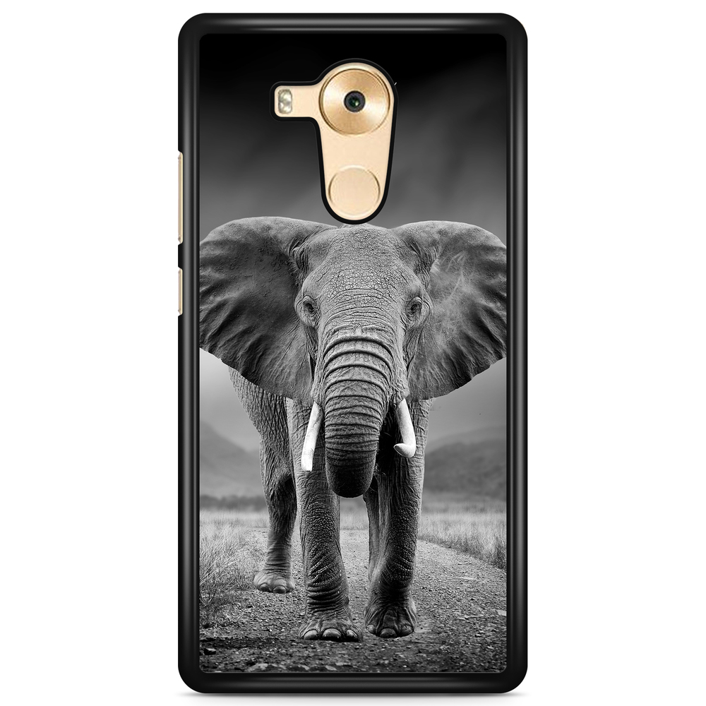 Huawei Mate 9 Pro Case - Black/White Elephant