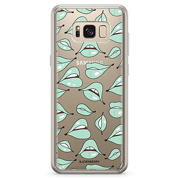 Samsung Galaxy S8 Fashion Skal - Gröna Läppar