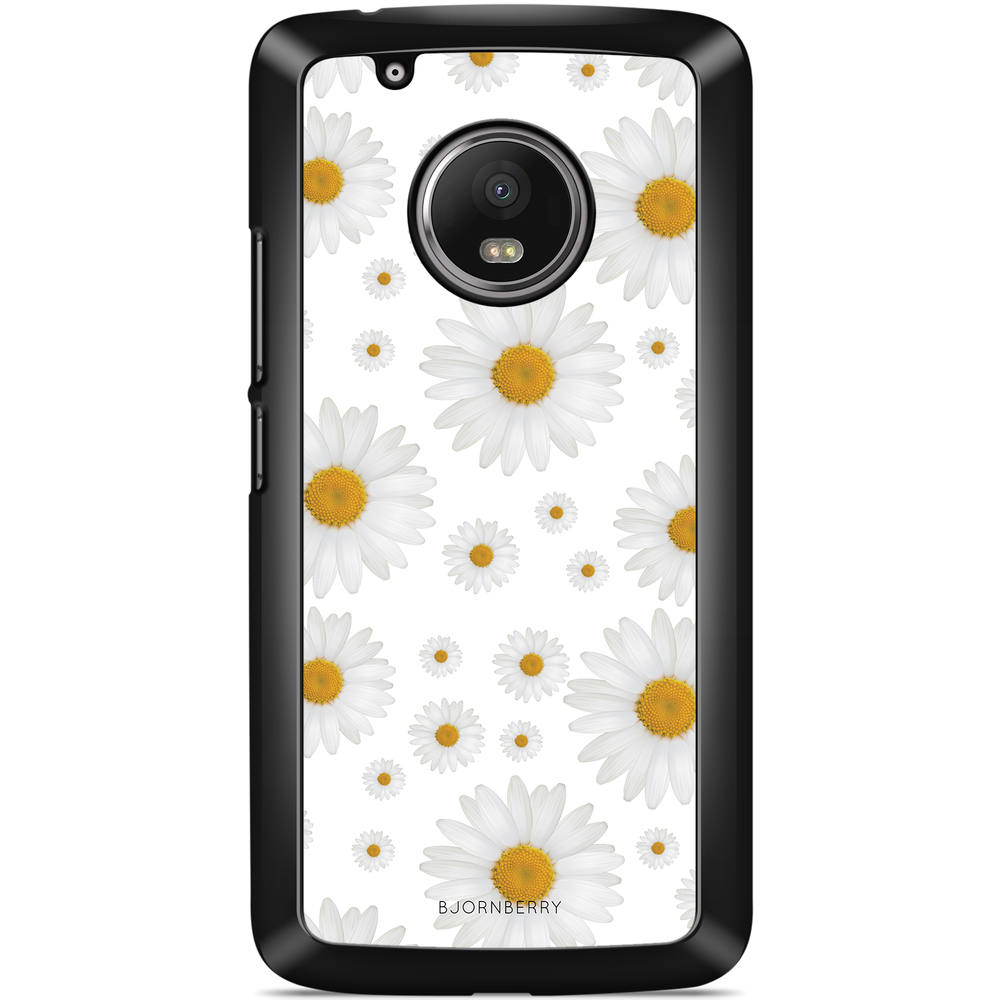 Moto G5 Plus Case - Marguerite Pattern
