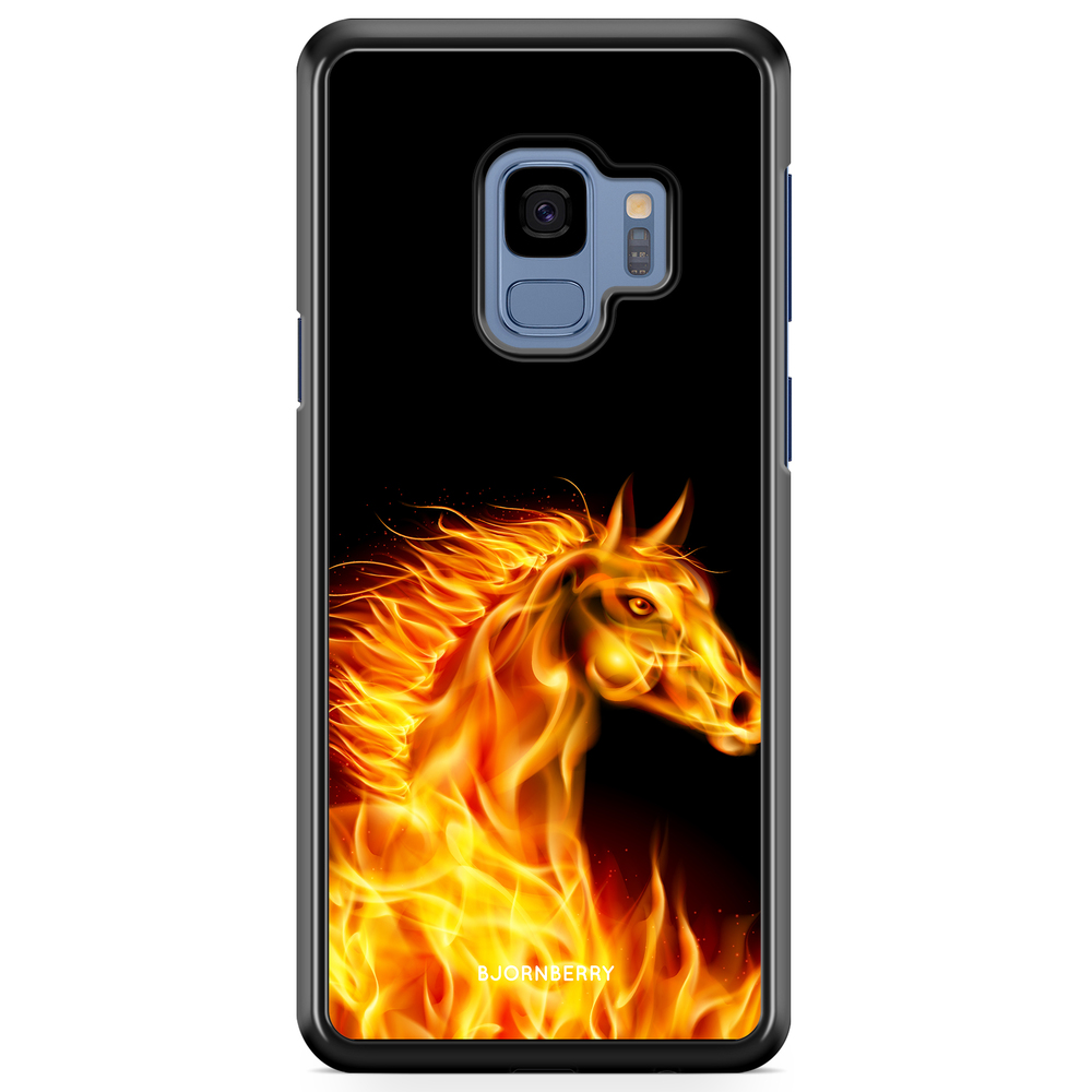 Samsung Galaxy S9 Case - Flames Horse