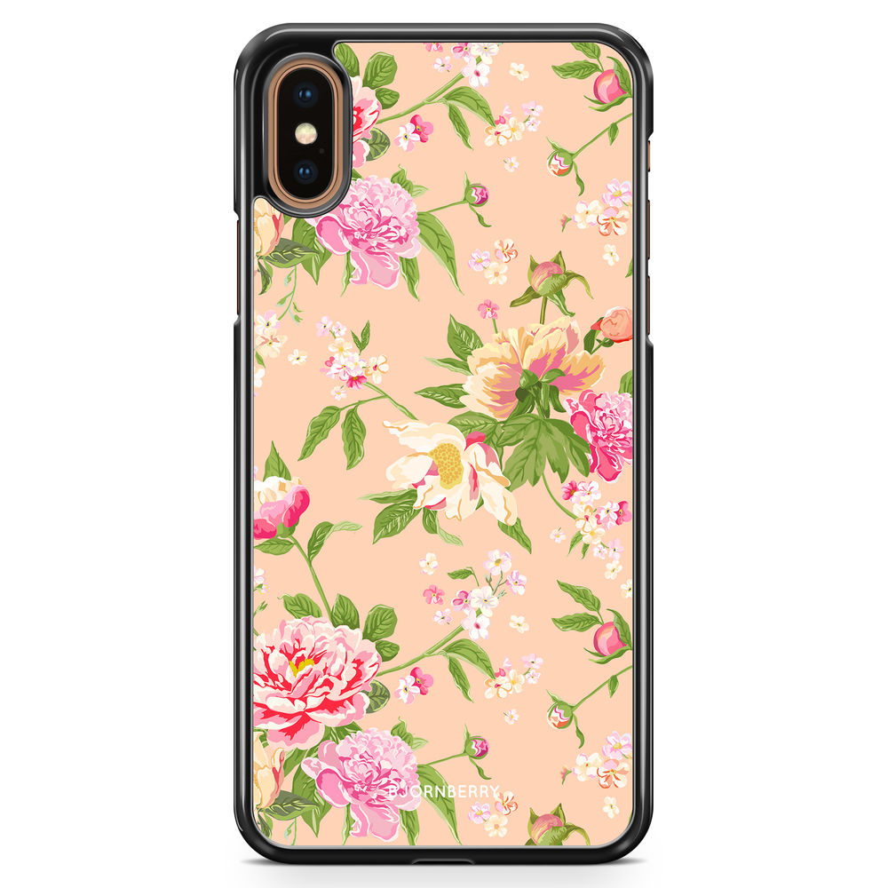 iPhone XS Max Case - Peony Flowers