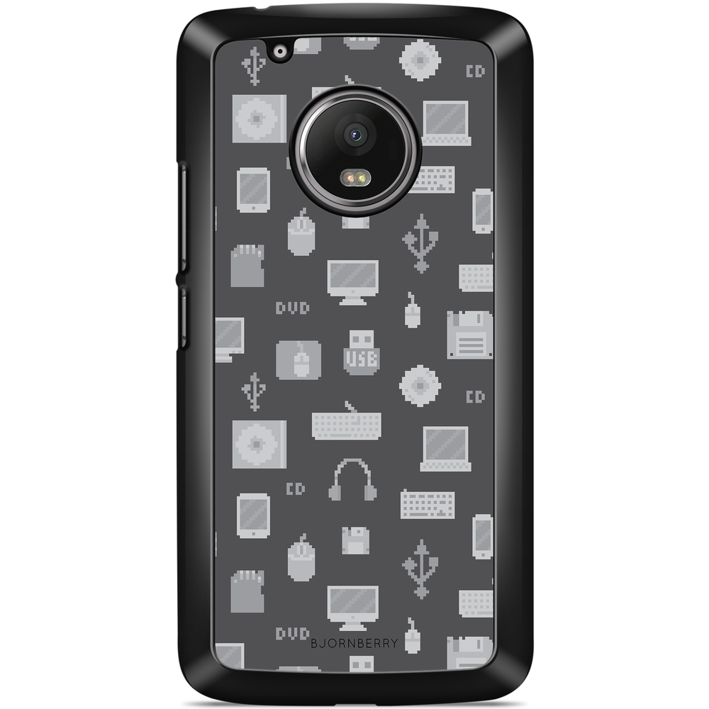 Moto G5 Plus Case - Pixel Art Computer