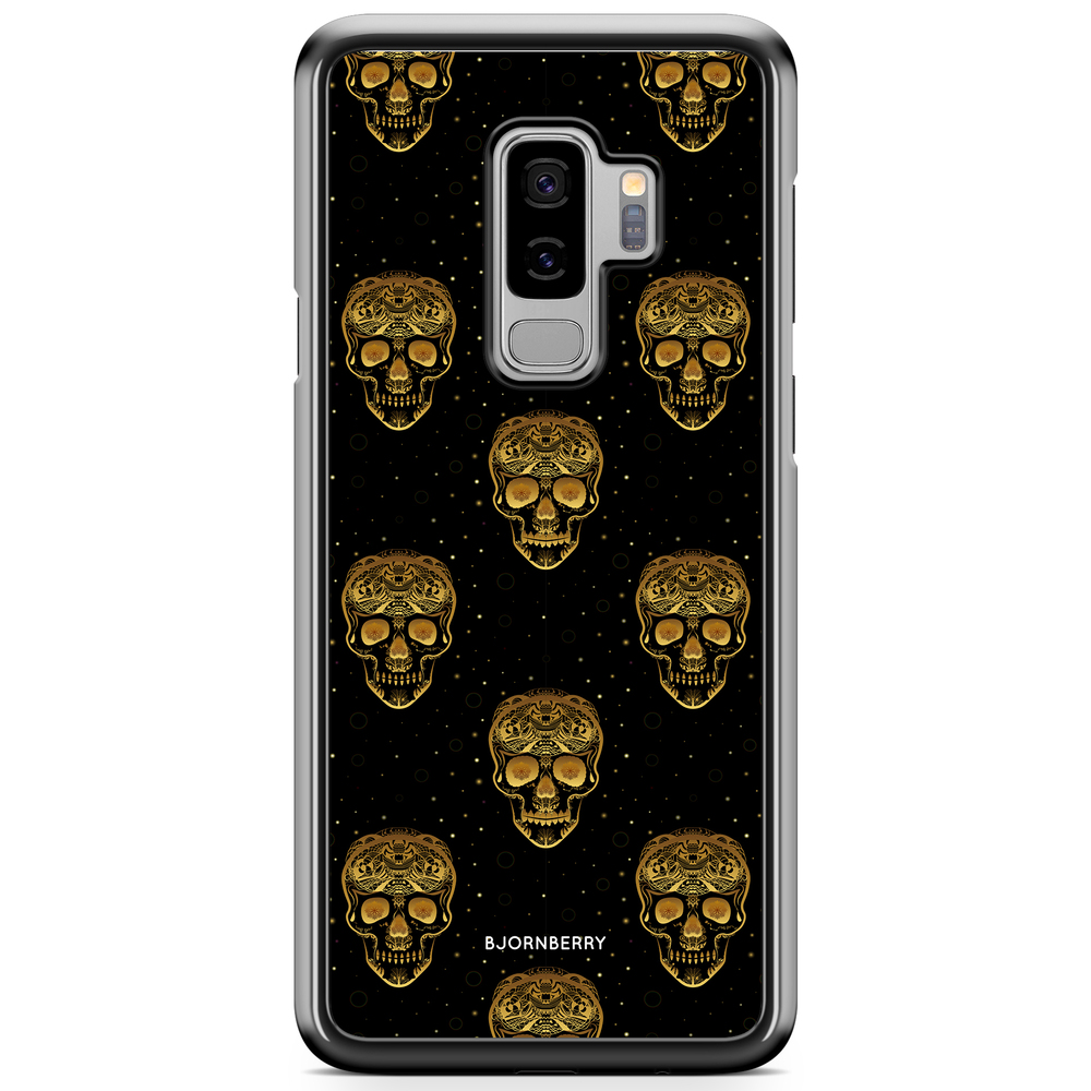 Samsung Galaxy S9 Plus Case - Gold Skulls