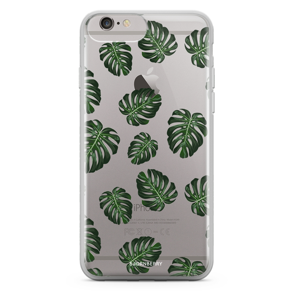 iPhone 6 Plus/6s Plus Fashion Case - Monstera Pattern