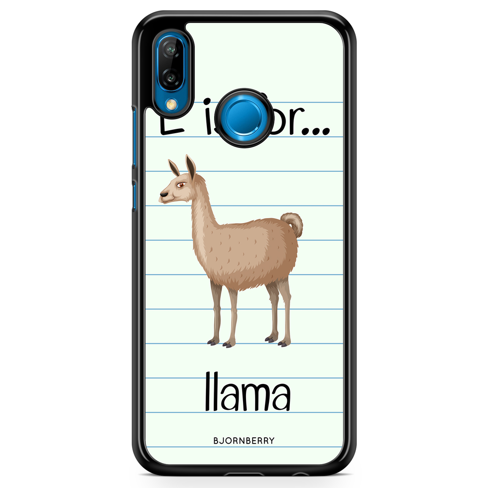 Huawei P20 Lite Case - L Is For Llama