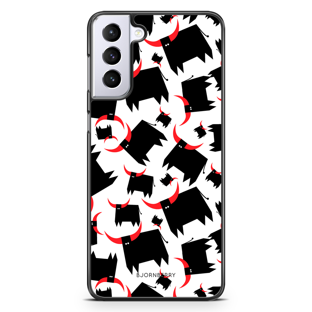 Samsung Galaxy S21 Plus Case - Bull Red Horns