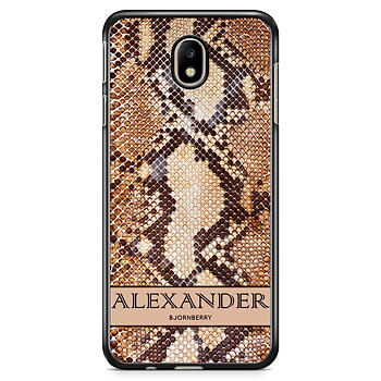 Samsung Galaxy J3 (2017) Skal Custom - Brun Orm Namn