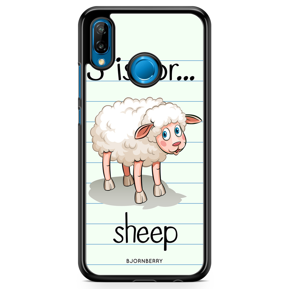 Huawei P20 Lite Case - S is for Sheep