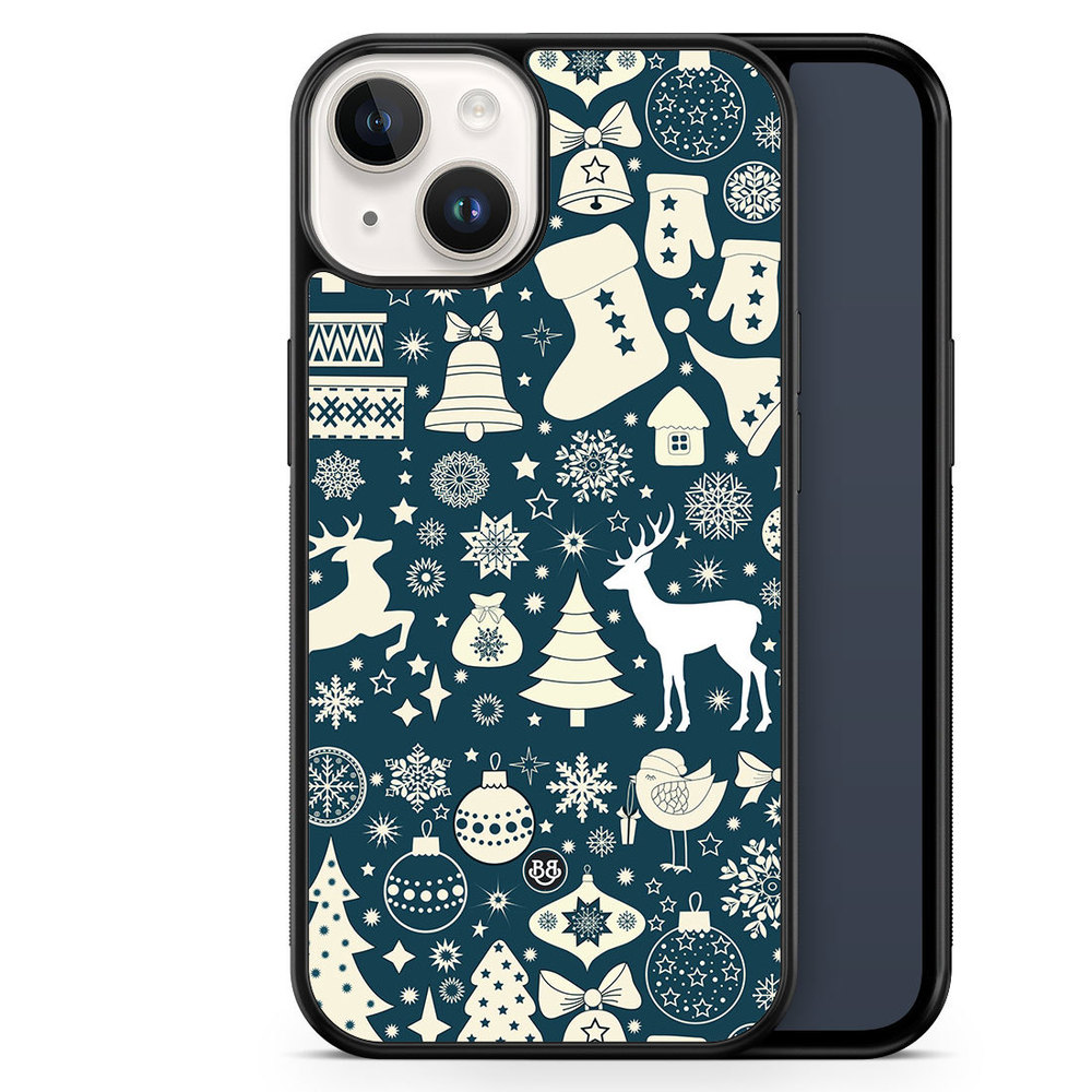 iPhone 14 Case - Reindeers & Spruces