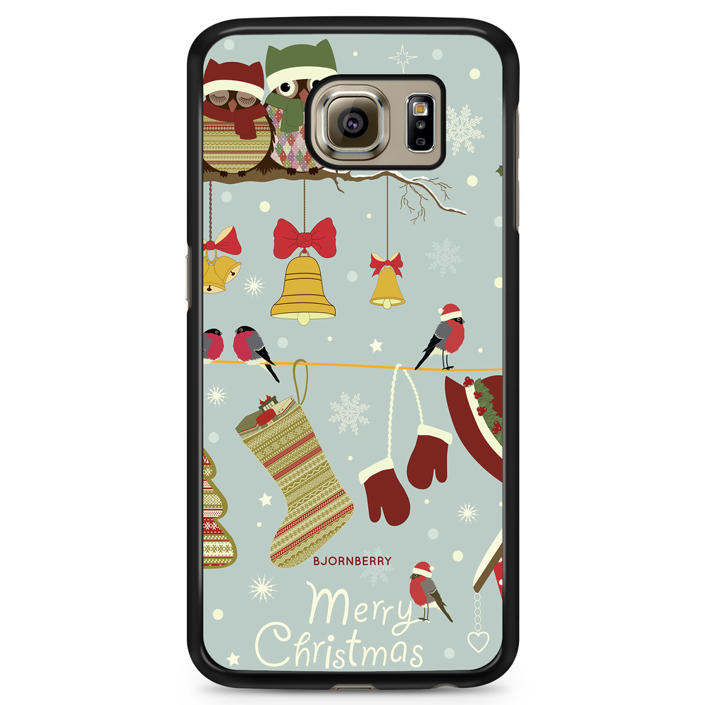 Samsung Galaxy S6 Case - Christmas Owls