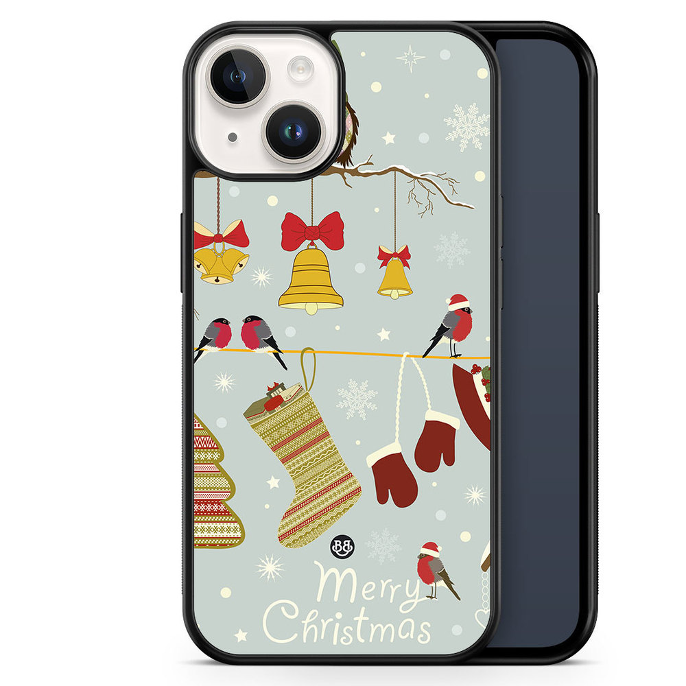iPhone 14 Case - Christmas Owls