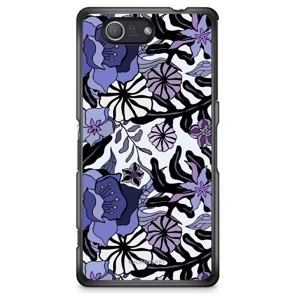 Sony Xperia Z3 Compact Case - Purple Flowers