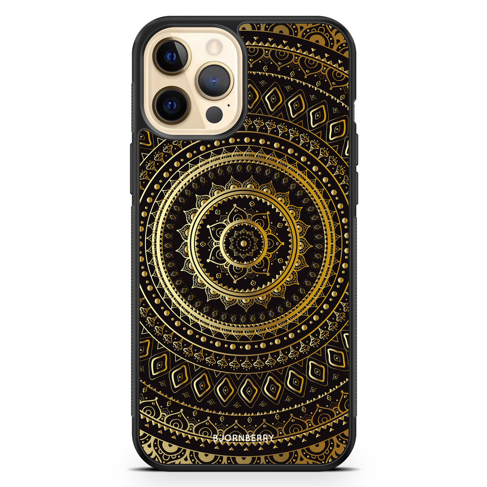 iPhone 12 Pro Max Case - Gold Mandala