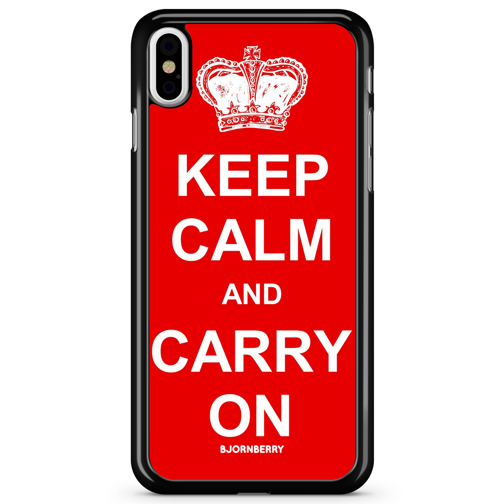 iPhone X / XS Case - Keep calm carry on