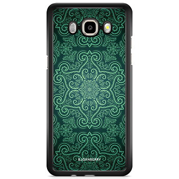 Samsung Galaxy J3 (2016) Skal - Grön Retromönster